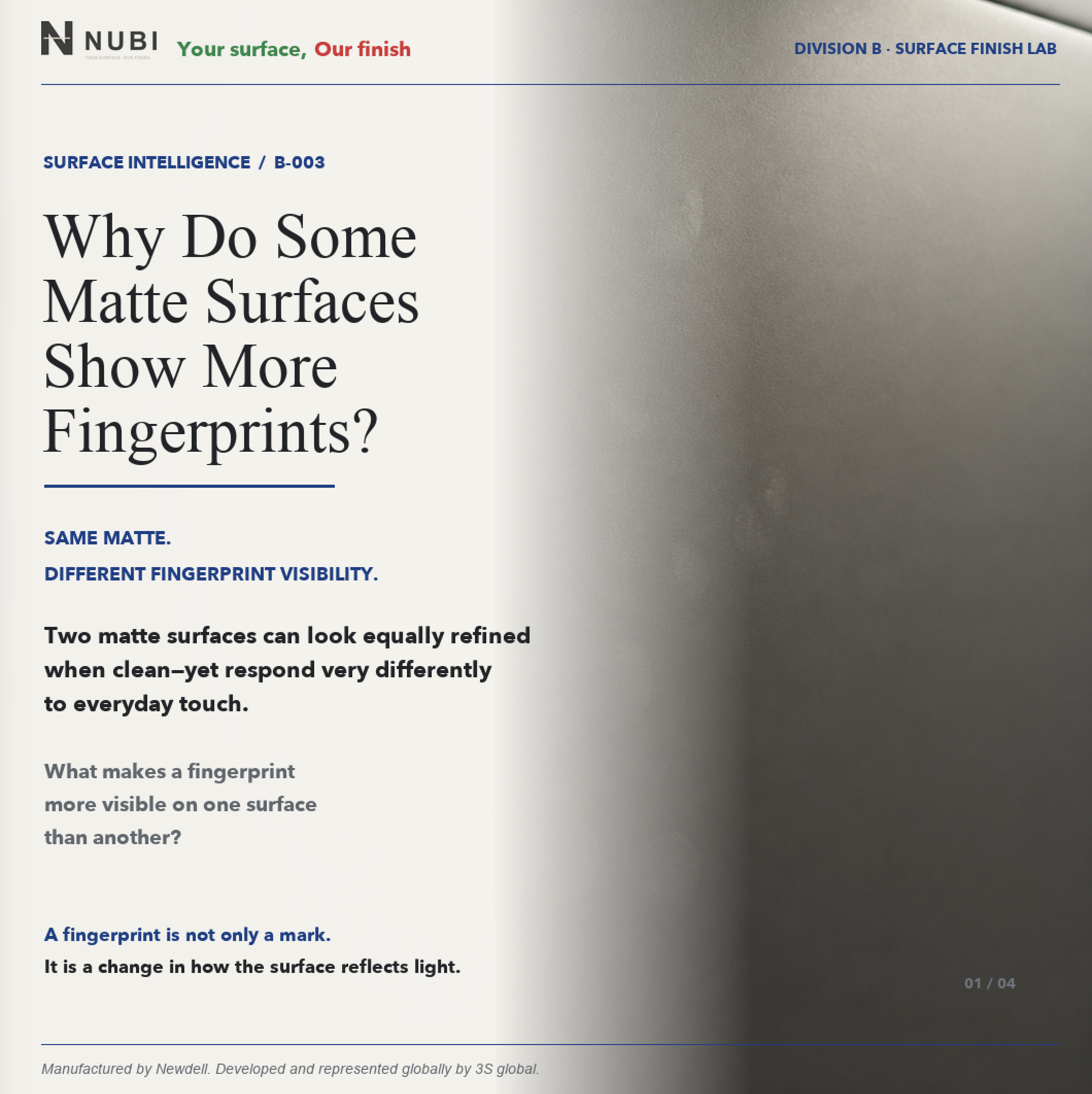 Why Do Some Matte Surfaces Show More Fingerprints?, page 1